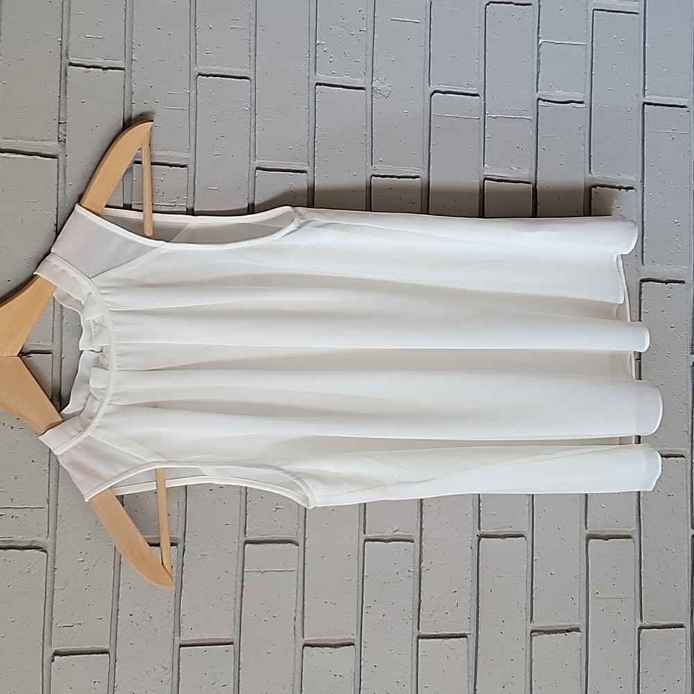 Naked Zebra Shear Sleeveless top